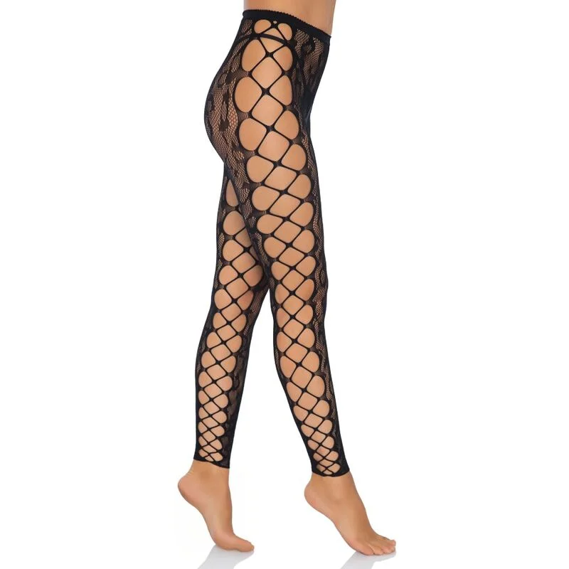 LEG AVENUE - Footless Crothless Tights One Size - Imagen 3