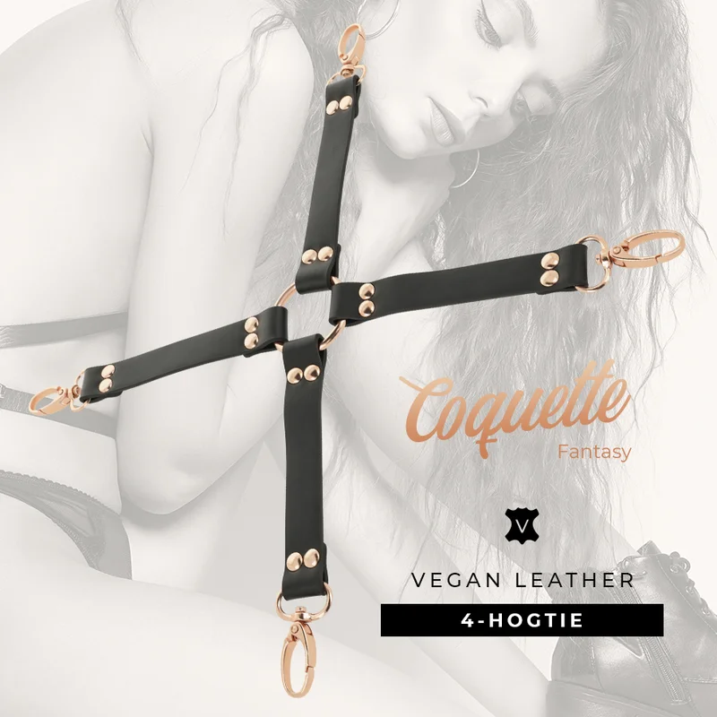 COQUETTE CHIC DESIRE - Fantasy Hog Tie Cuero Vegano - Imagen 6