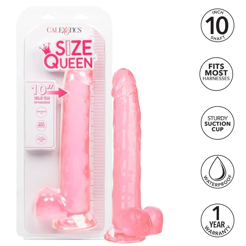 CALEXOTICS - Size Queen Dildo Rosa 25.5 Cm - Imagen 3
