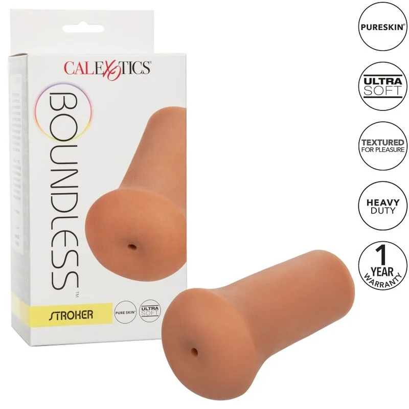 CALEXOTICS - Masturbador Boundless Stroker Color Caramelo - Imagen 3
