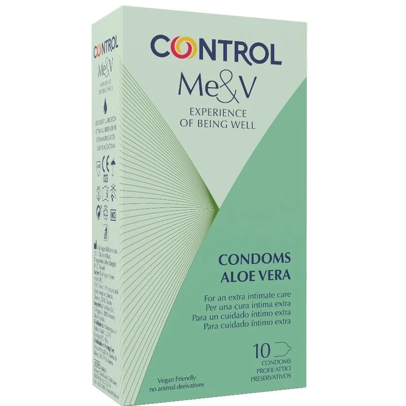 CONTROL - Preservativos Con Aloe Vera 10 Unidades
