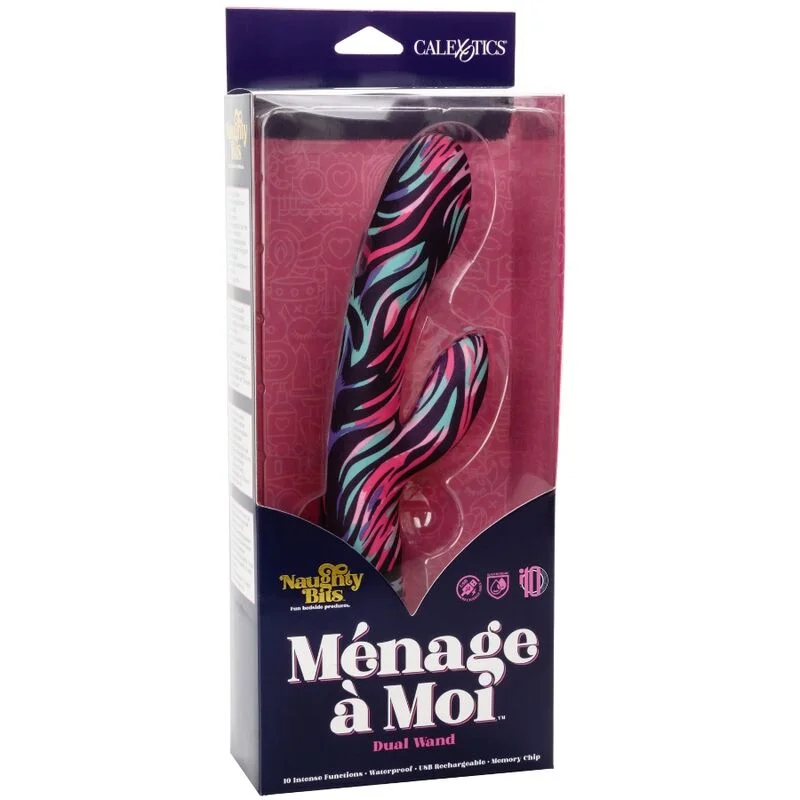 CALEXOTICS - Vibrador Menage A Moi Dual Wand - Imagen 10
