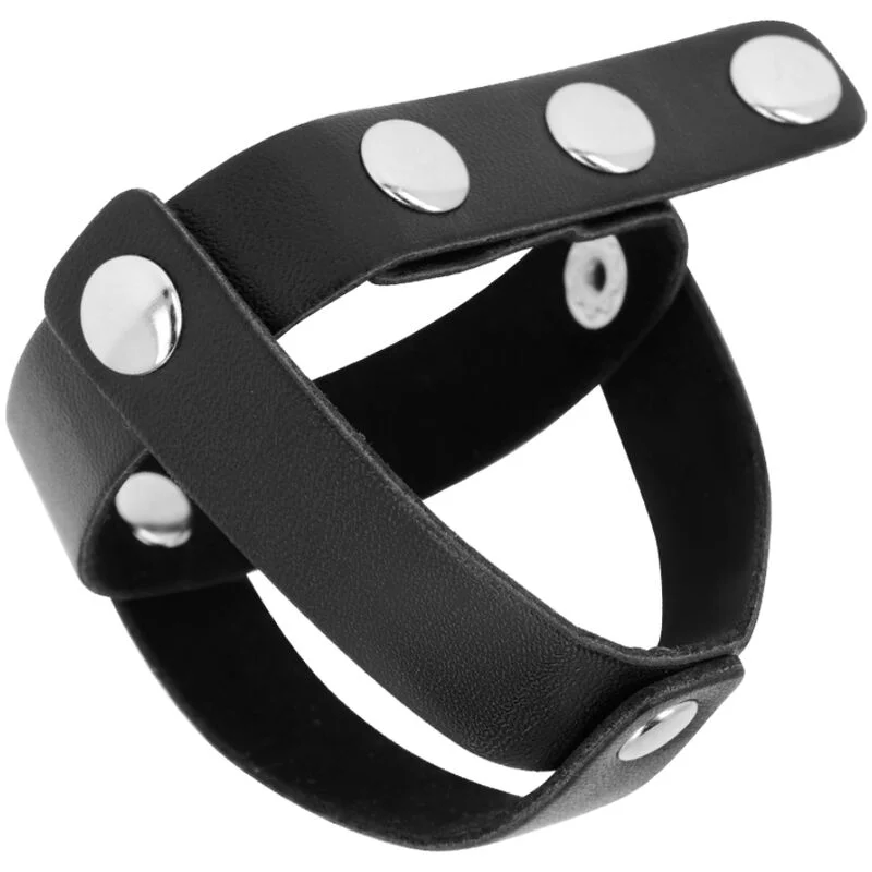 OHMAMA FETISH - Funda Cuero De Castidad Para Testiculos - Imagen 3