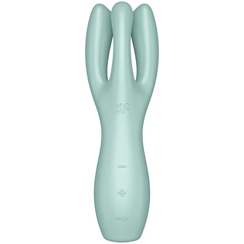 SATISFYER - Threesome 3 Vibrador Verde - Imagen 3