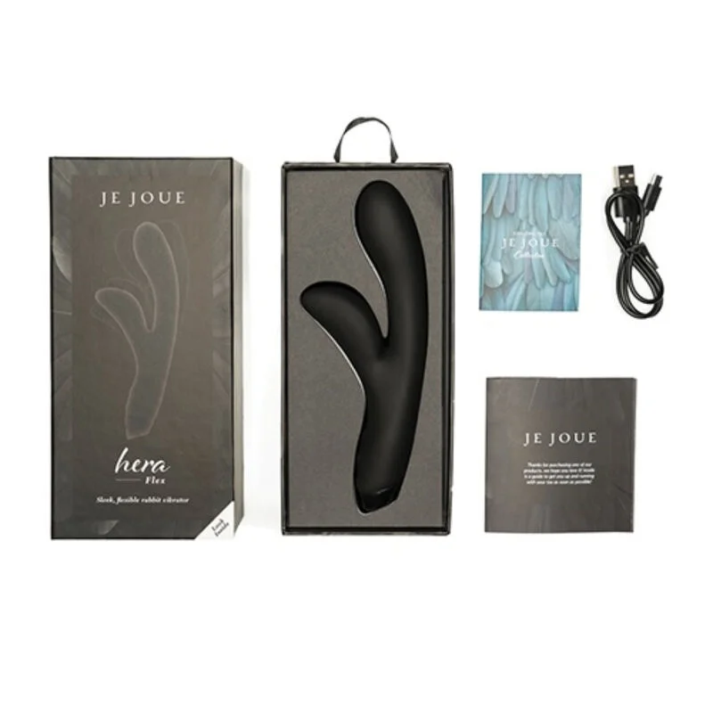 JE JOUE - Hera Flex Vibrador Rabbit - Negro-- - Imagen 5