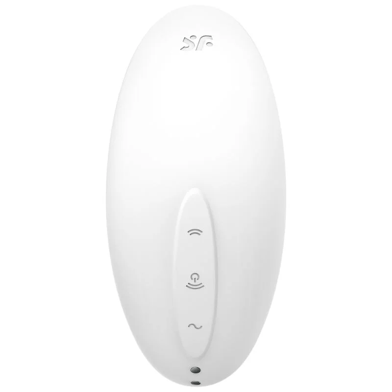 SATISFYER - Vulva Lover 2 Estimulador Y Vibrador Blanco - Imagen 4