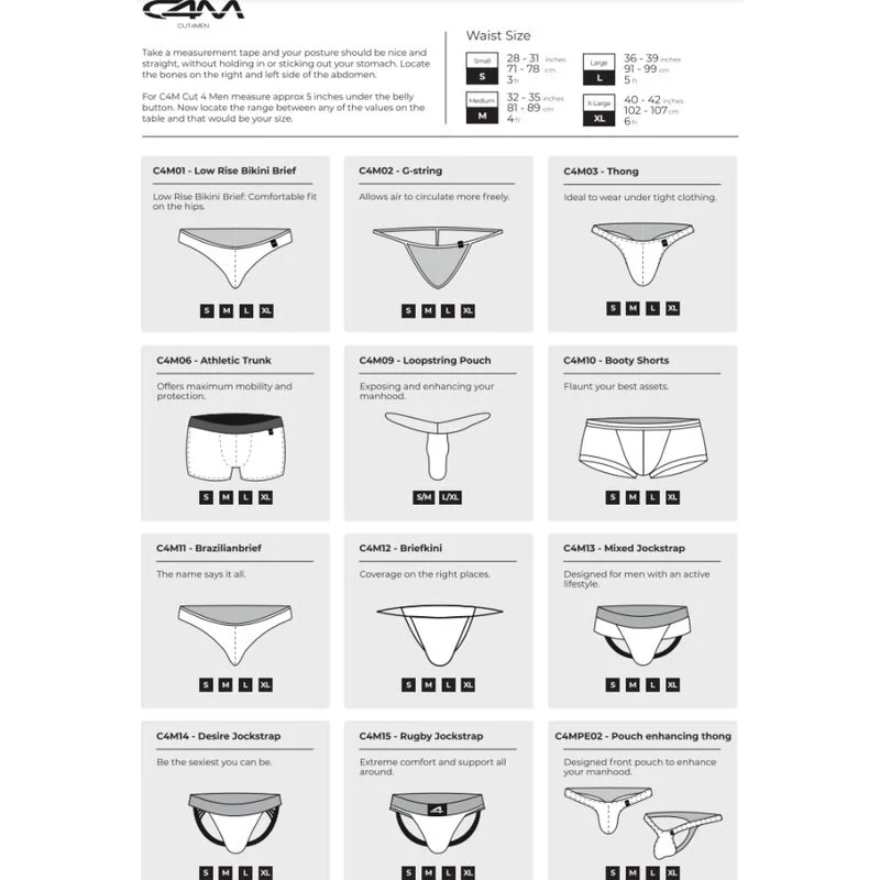 CUT4MEN - Briefkini Azul Royal Ots L - Imagen 6