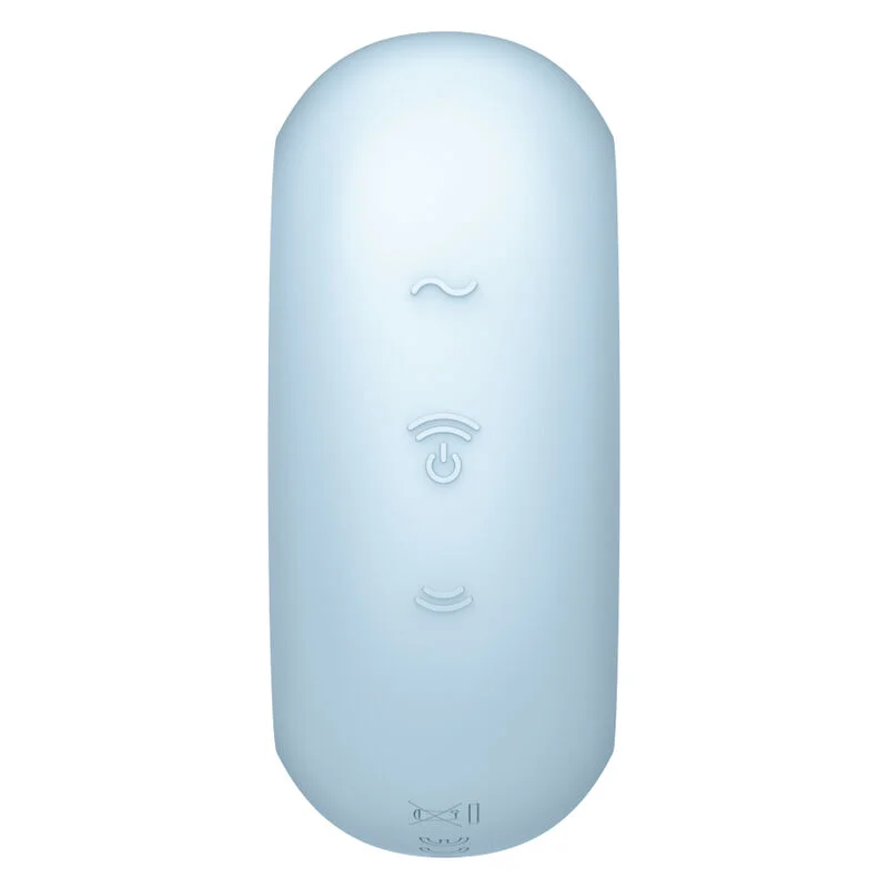 SATISFYER - Pro To Go 3 Estimulador Y Vibrador Doble Azul - Imagen 5