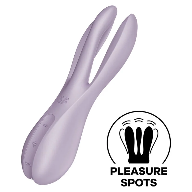 SATISFYER - Threesome 2 Vibrador Violeta