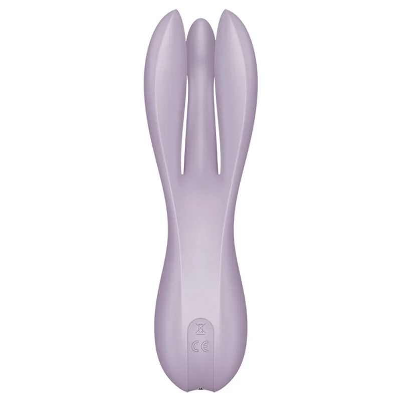 SATISFYER - Threesome 2 Vibrador Violeta - Imagen 5