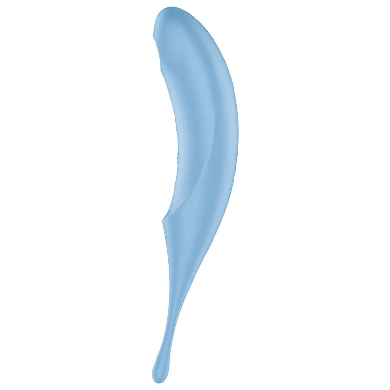 SATISFYER - Twirling Pro Estimulador Y Vibrador Azul - Imagen 4