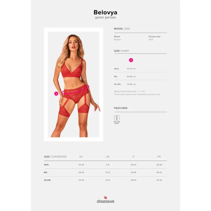 OBSESSIVE - Belovya Liguero Xs/S - Imagen 6