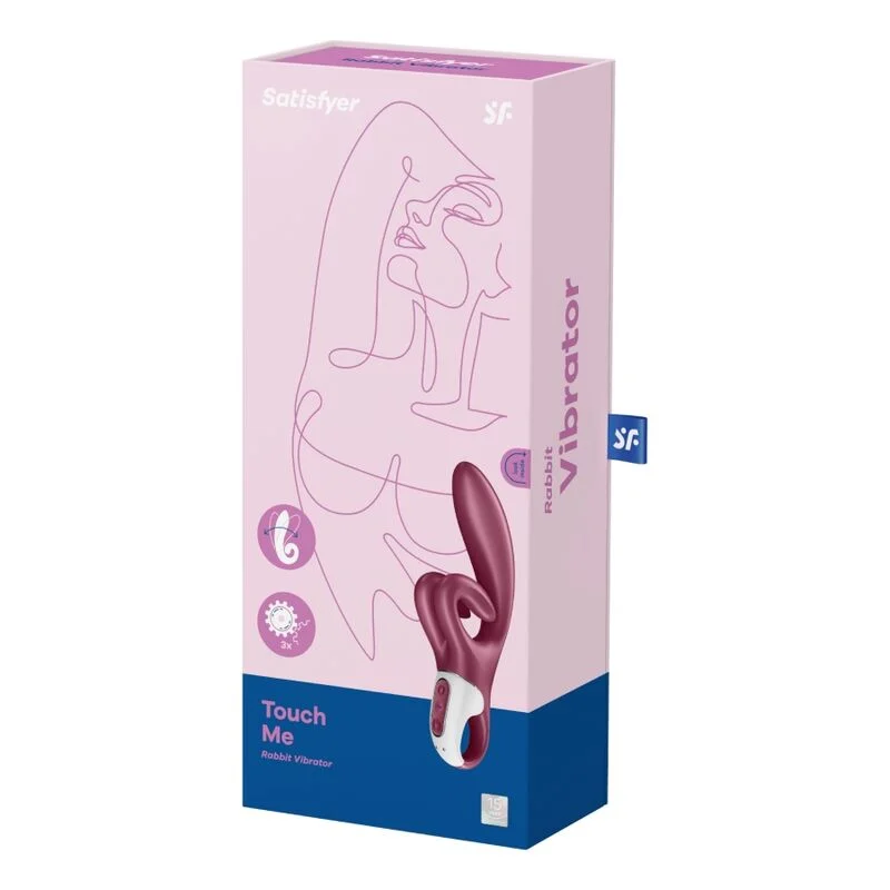 SATISFYER - Touch Me Vibrador Rabbit Rojo - Imagen 6