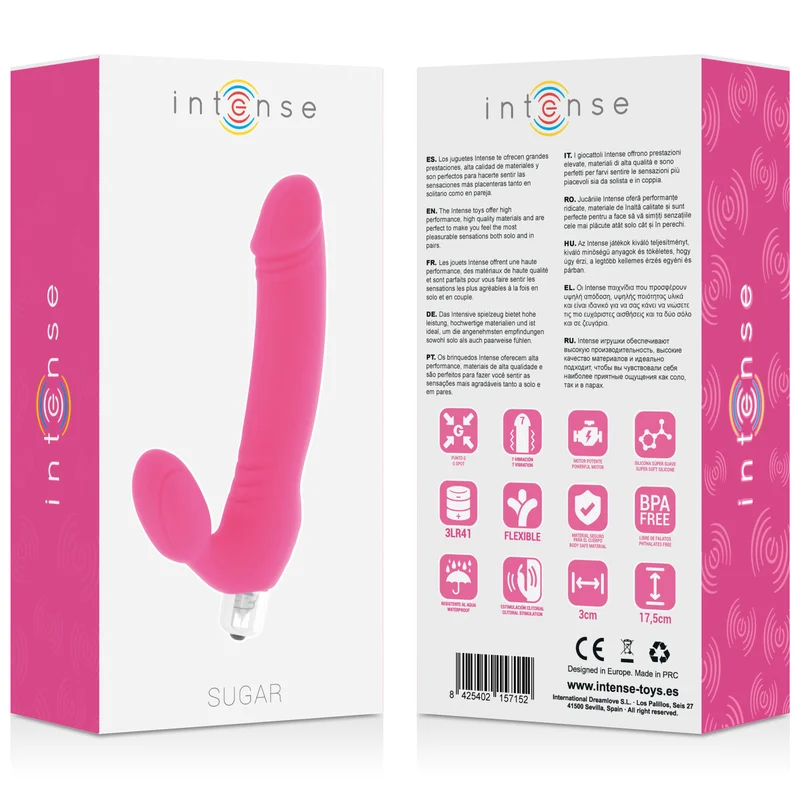 INTENSE - Sugar Seven Speeds Silicone Fushsia - Imagen 7