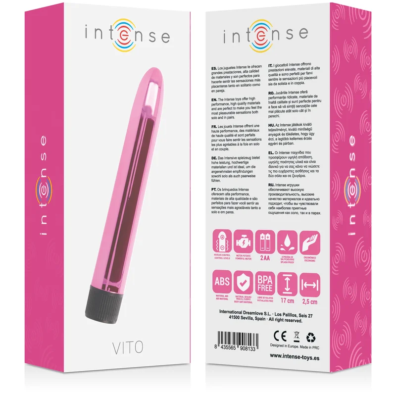 INTENSE - Vito Vibrador Rosa - Imagen 5