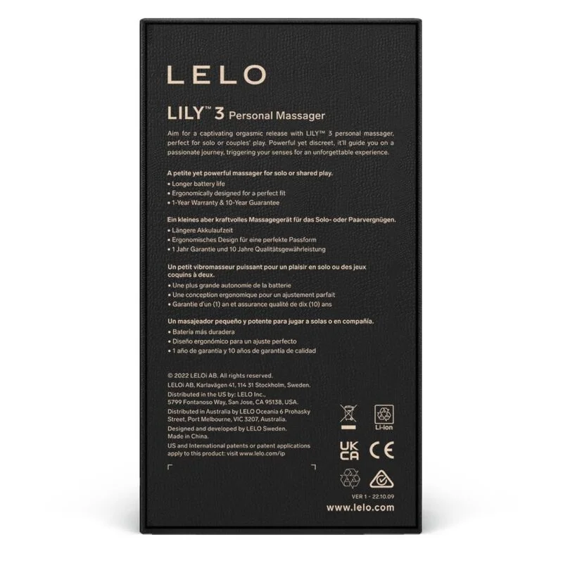 LELO - Lily 3 Masajeador Personal - Verde Agua-- - Imagen 5