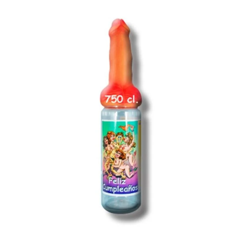 DIABLO PICANTE - Biberón Pene Cumpleaños Carne 750 Ml