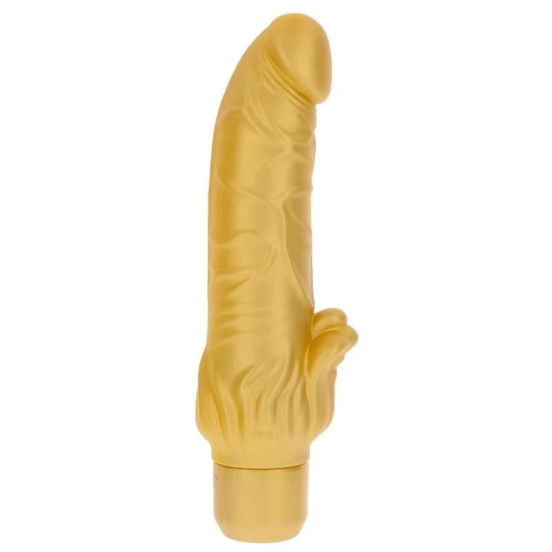 GET REAL - Gold Dicker Stim Vibrador Dorado - Imagen 3