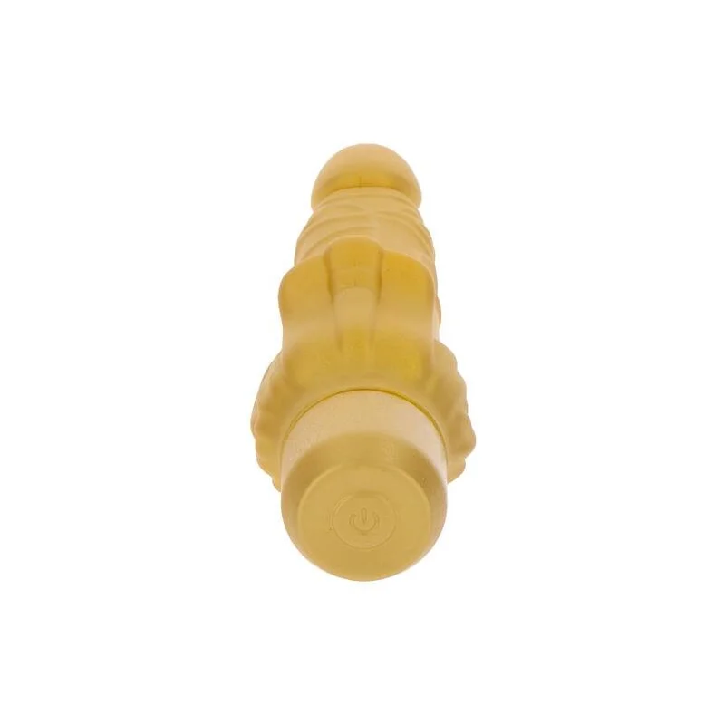 GET REAL - Gold Dicker Stim Vibrador Dorado - Imagen 7