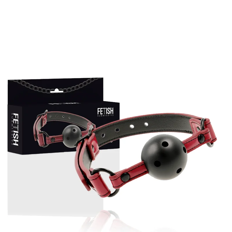 FETISH SUBMISSIVE DARK ROOM - Mordaza Transpirable