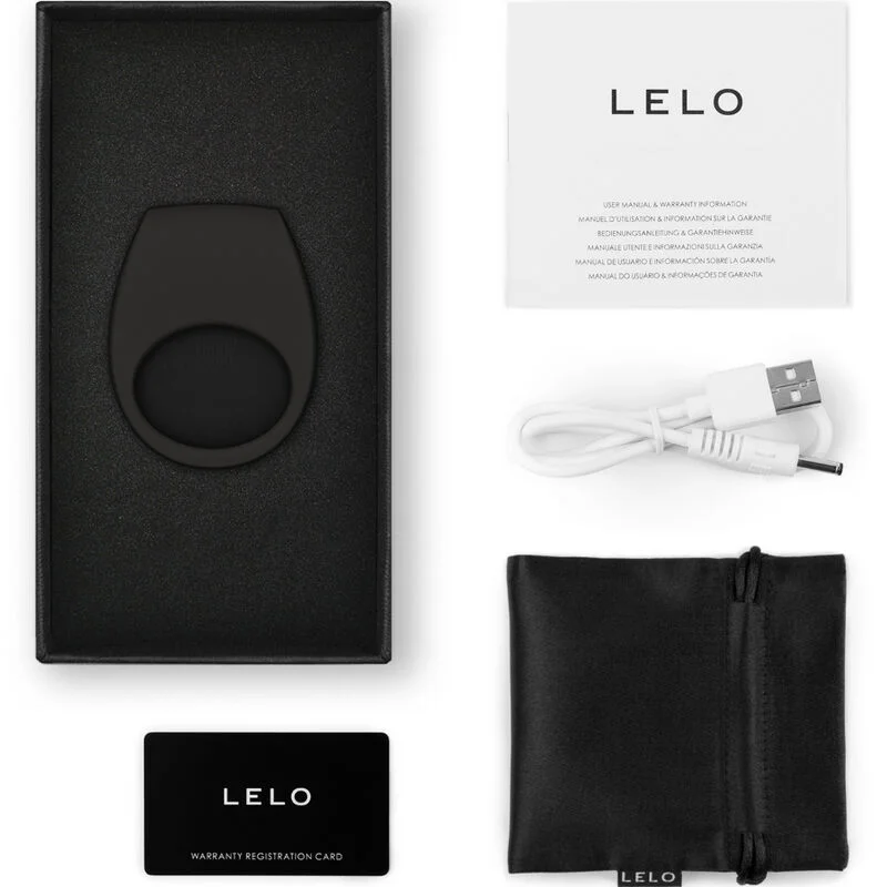 LELO - Tor 3 Anillo Vibrador Negro - Imagen 4
