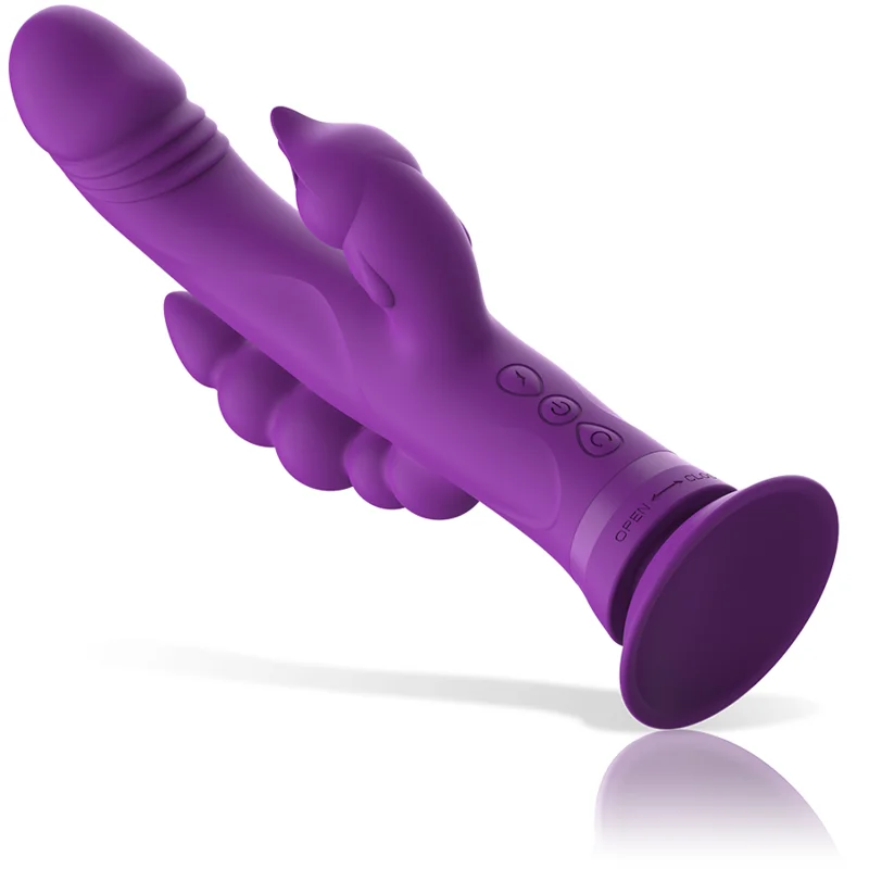 INTENSE - Casanova Vibrador Rabbit Silicona Triple Motor Morado - Imagen 5