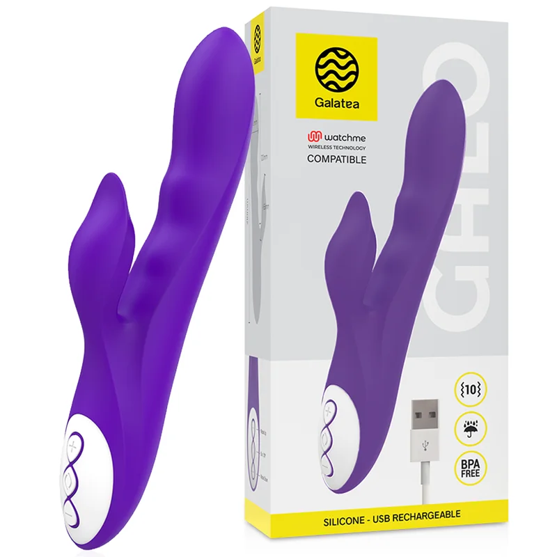 GALATEA - Galo Vibrador Lila Compatible Con Watchme Wireless Technology