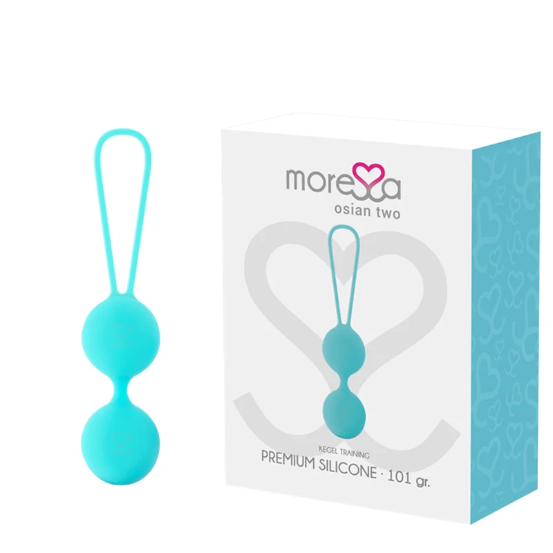 MORESSA - Osian Two Entrenamiento Suelo Pelvico 101gr Premium Silicona Turquesa