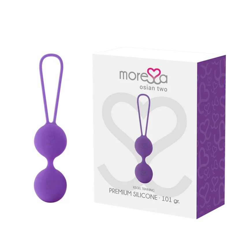 MORESSA - Osian Two Entrenamiento Suelo Pelvico 101gr Premium Silicona Lila