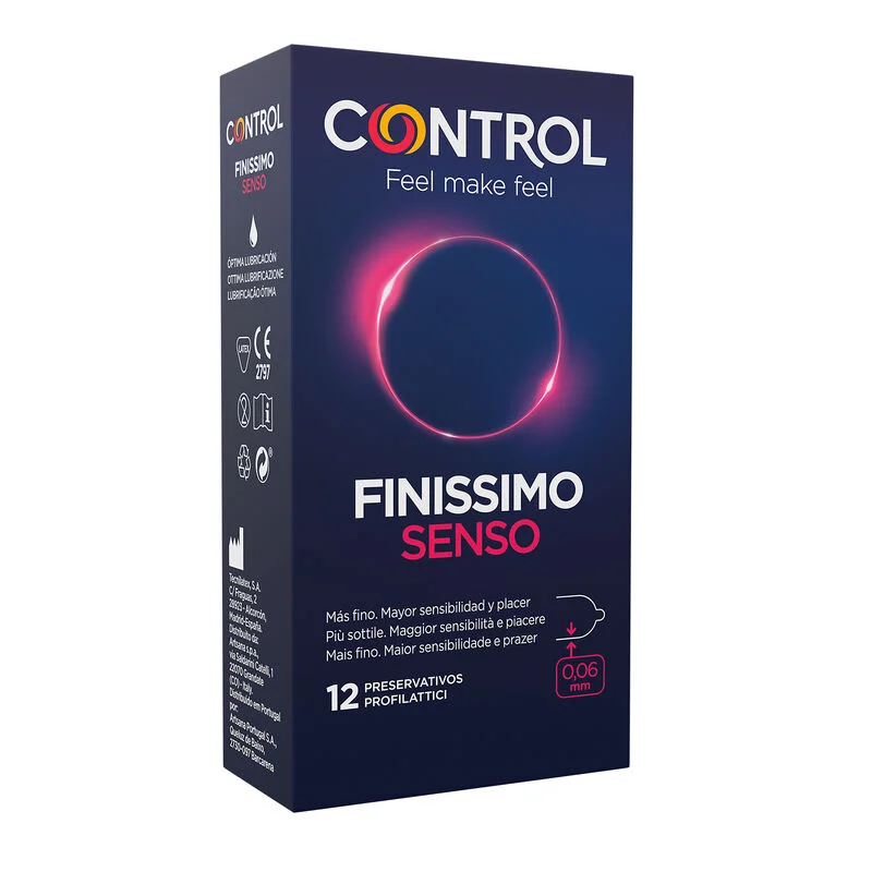 CONTROL - Adapta Senso Preservativos 12 Unidades
