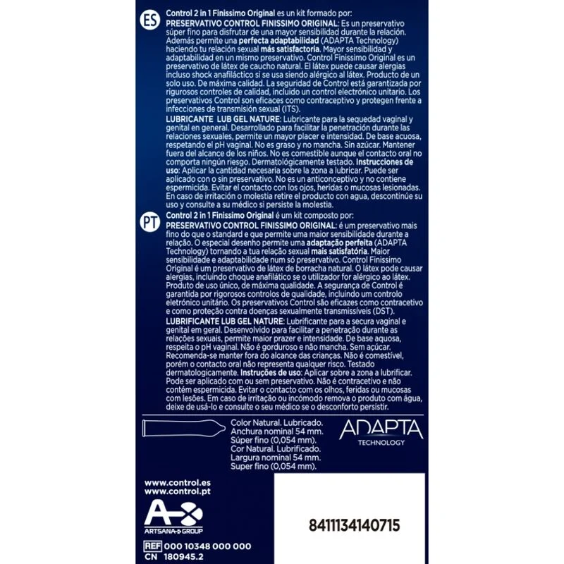 CONTROL - Duo Finisimo + Lubricante 6 Unidades - Imagen 4