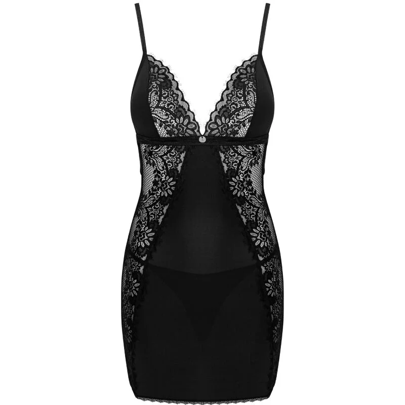 OBSESSIVE - Maderris Chemise & Tanga Xs/S - Imagen 6