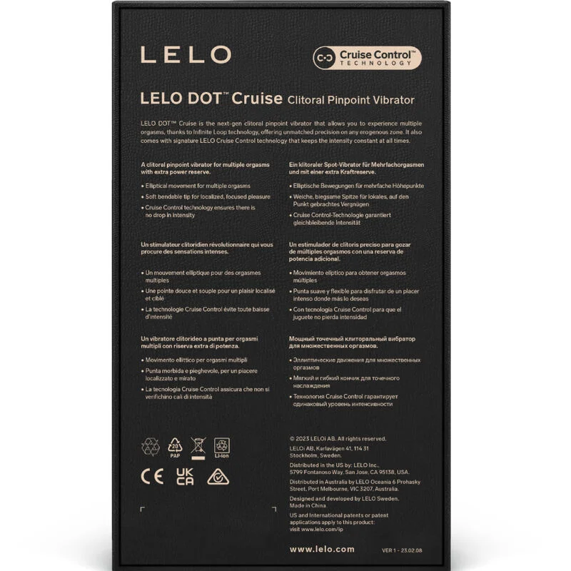 LELO - Dot Cruise Estimulador De Clítoris Naranja Ocre - Imagen 8