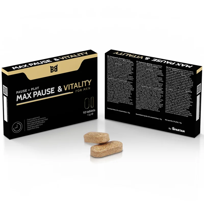 BLACK BULL - Max Pause & Vitality Retardante Para Hombre 10 Cápsulas - Imagen 3