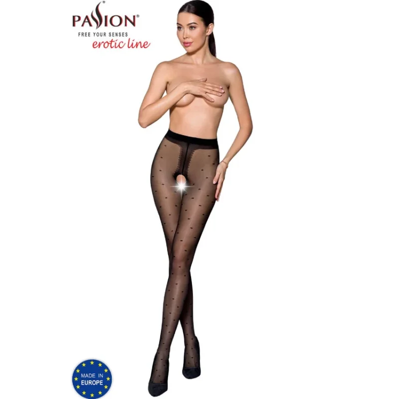 PASSION - Tiopen 018 Medias Negro 1/2 20 Den