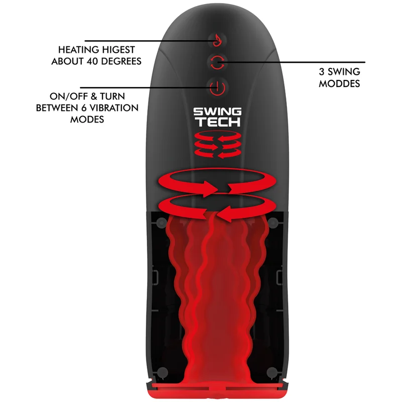 JAMYJOB - Swing-R Masturbador De Calor, Oscilación Y Vibración-- - Imagen 3