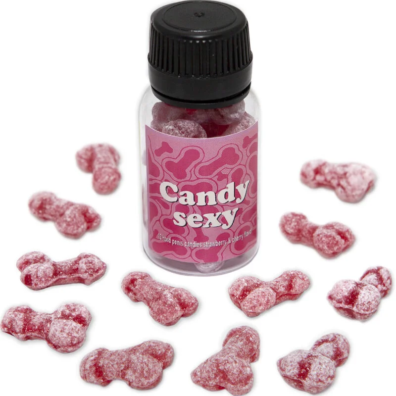 DIABLO PICANTE - Candy Sexy Bote 12 Gominolas Sabor Fresa-Cereza--