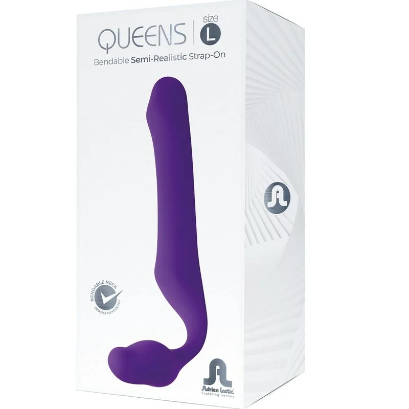 ADRIEN LASTIC - Queens Strap-On Flexible Violeta Talla L-- - Imagen 6
