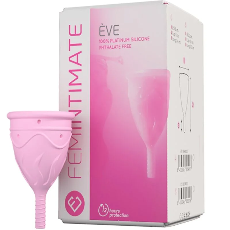FEMINTIMATE - Eve Copa Menstrual Silicona - Talla S--