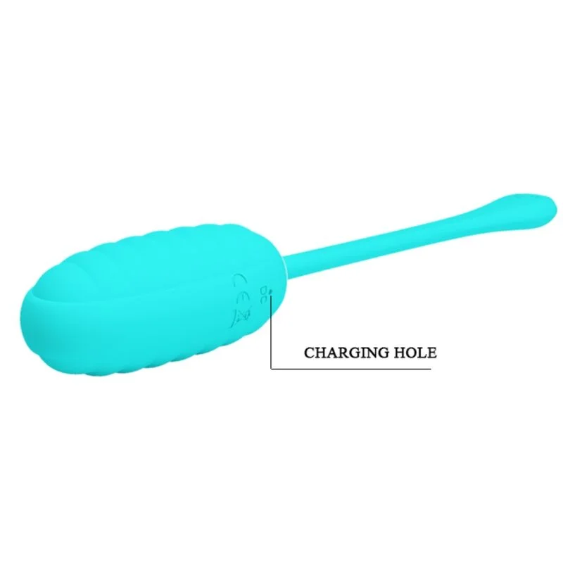 PRETTY LOVE - Kirk Huevo Vibrador Recargable Verde Claro - Imagen 8