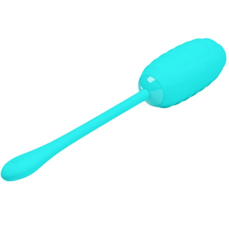 PRETTY LOVE - Kirk Huevo Vibrador Recargable Verde Claro - Imagen 5