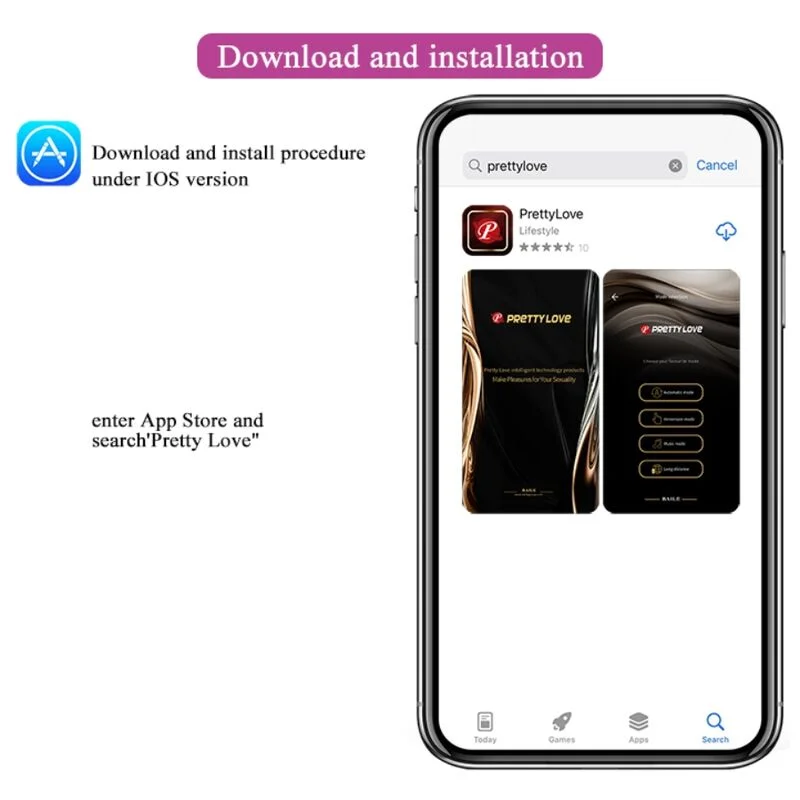 PRETTY LOVE - Elvira Bolas Vibradoras Recargable Rosa - Imagen 10