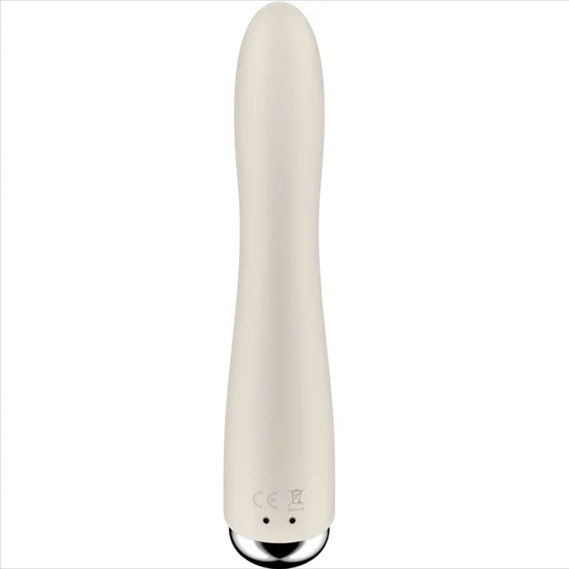 SATISFYER - Spinning Vibe 1 Vibrador Rotador G-Spot Beige-- - Imagen 4
