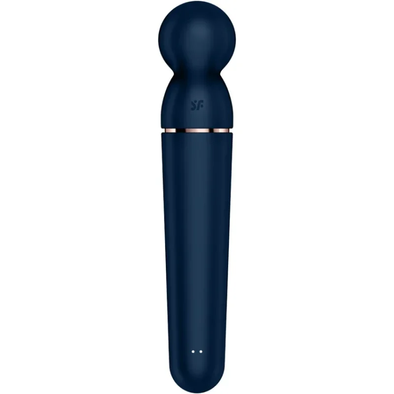 SATISFYER - Planet Wand-Er Masajeador Vibrador Azul-- - Imagen 3
