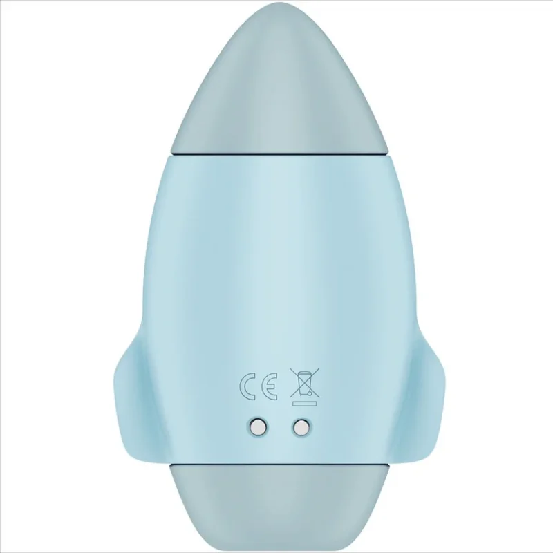 SATISFYER - Mission Control Azul Vibrador Pequeño De Doble Impulso - Imagen 5