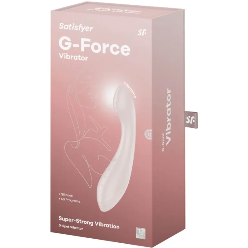 SATISFYER - G-Force Estimulador Vibrador Punto G Beige-- - Imagen 7