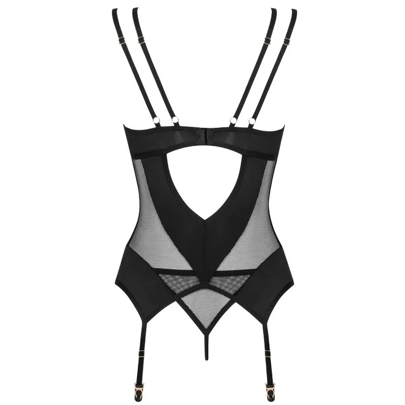 OBSESSIVE - Nesari Corset & Tanga Xs/S - Imagen 7