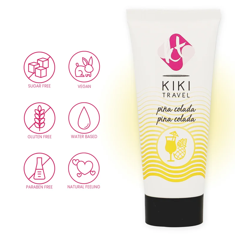 KIKÍ TRAVEL - Lubricante Sabor A Piña Colada 50 Ml - Imagen 5