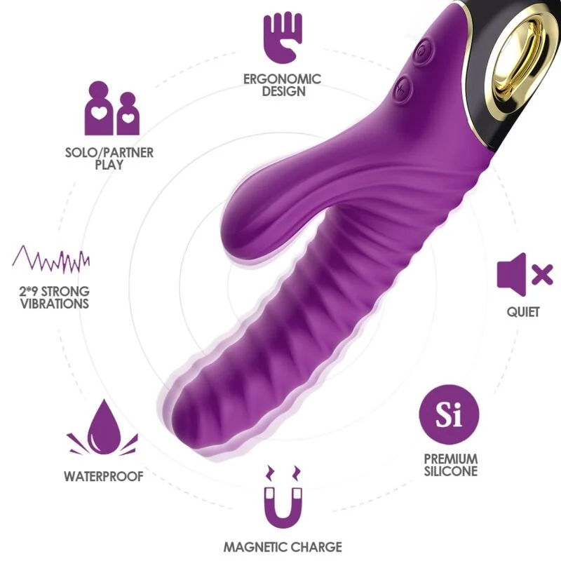 ARMONY - Eternity Vibrador Silicona Violeta - Imagen 4
