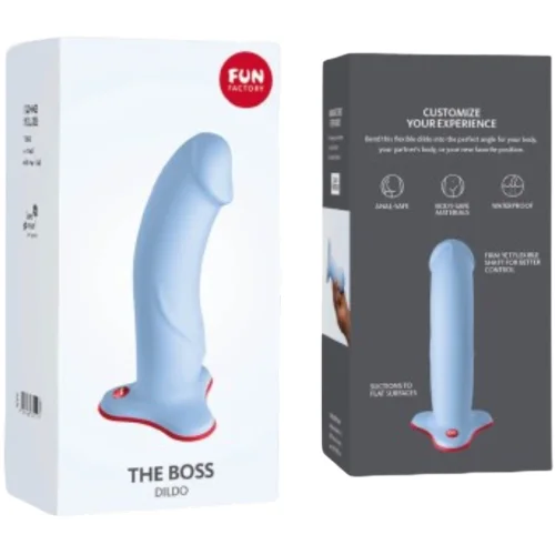FUN FACTORY - The Boss Dildo Realistico Celeste - Imagen 5